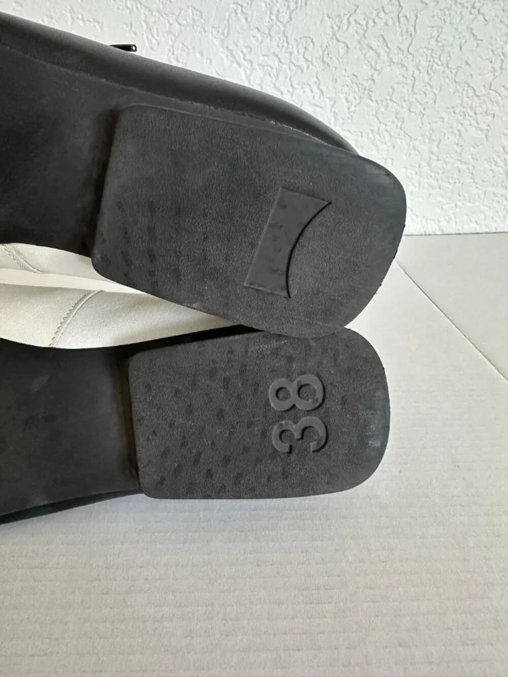 Camper CamperLab Twins Black & White Lace Up Light Weight Shoe Art To Wear